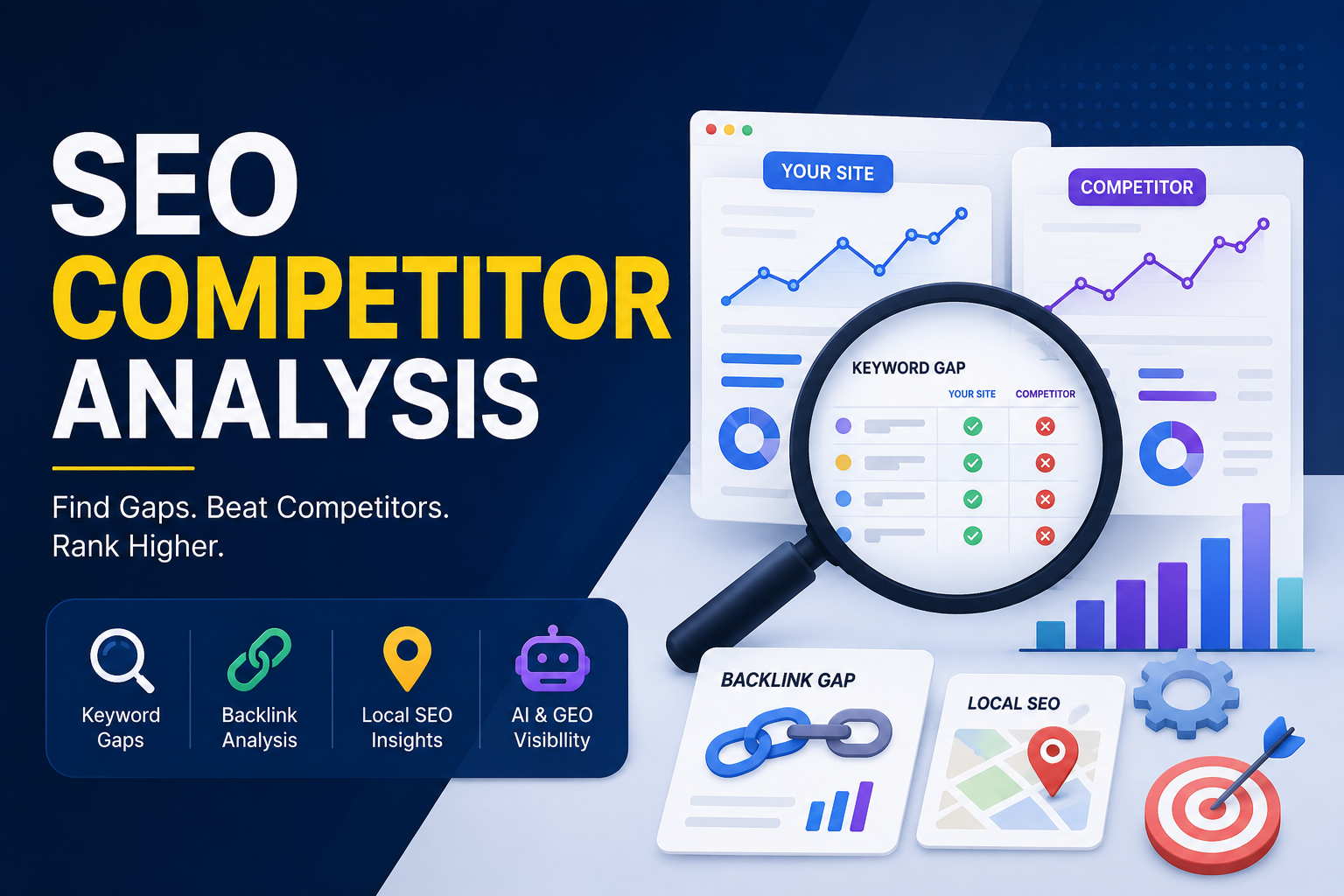 How to Analyze SEO Competitors and Find Keyword & Backlink Gaps